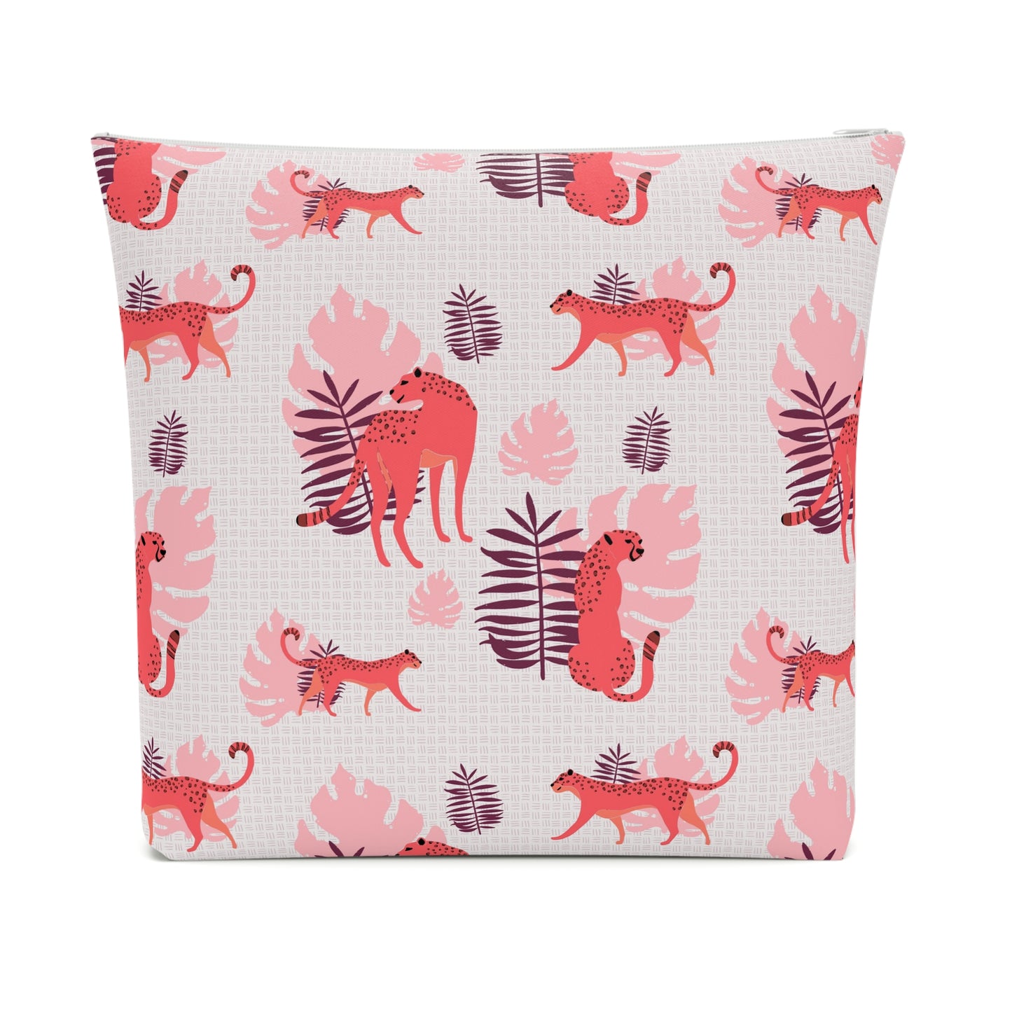 Leafy Roar Cotton Cosmetic Bag