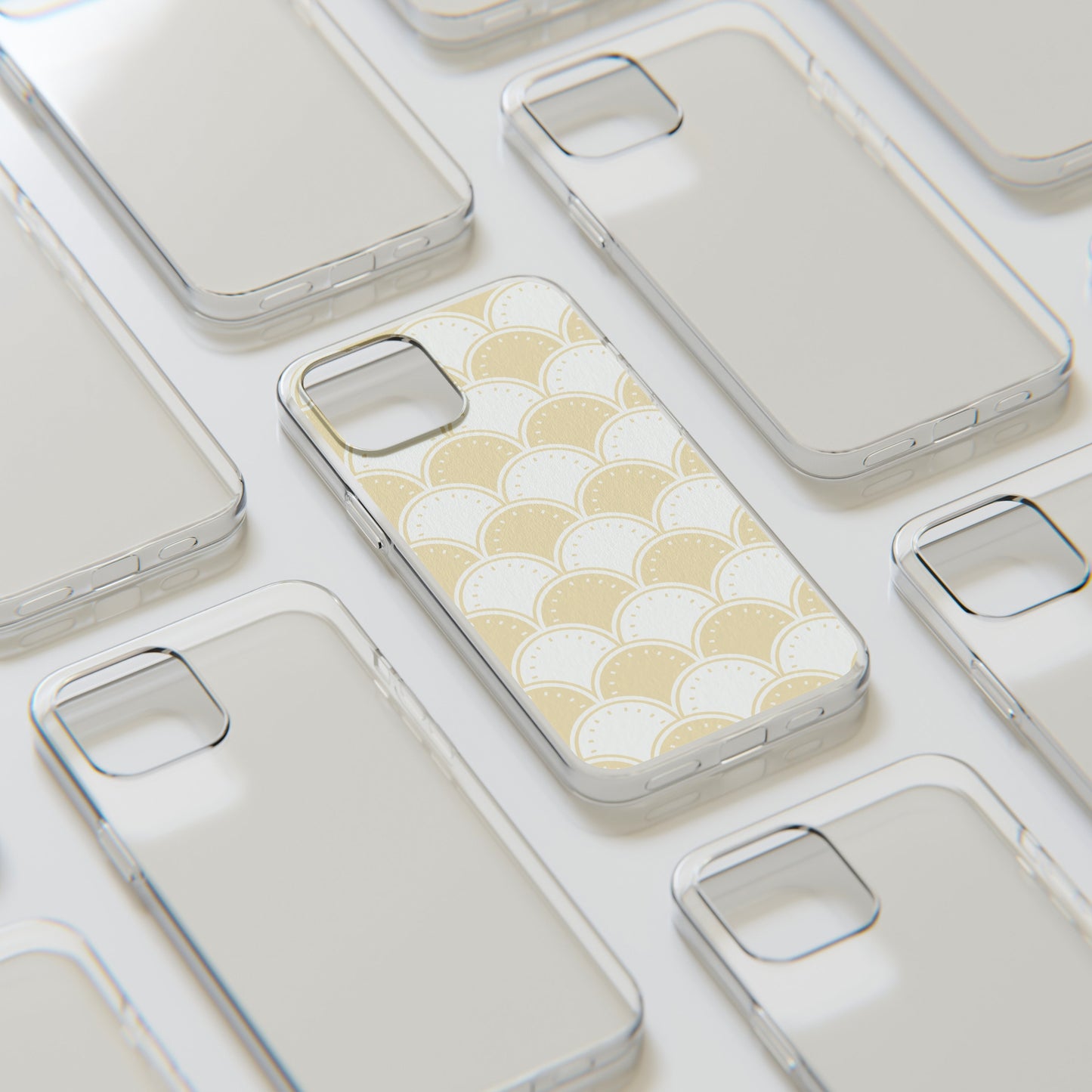 Ocean's Yellow Waves Soft Phone Cases