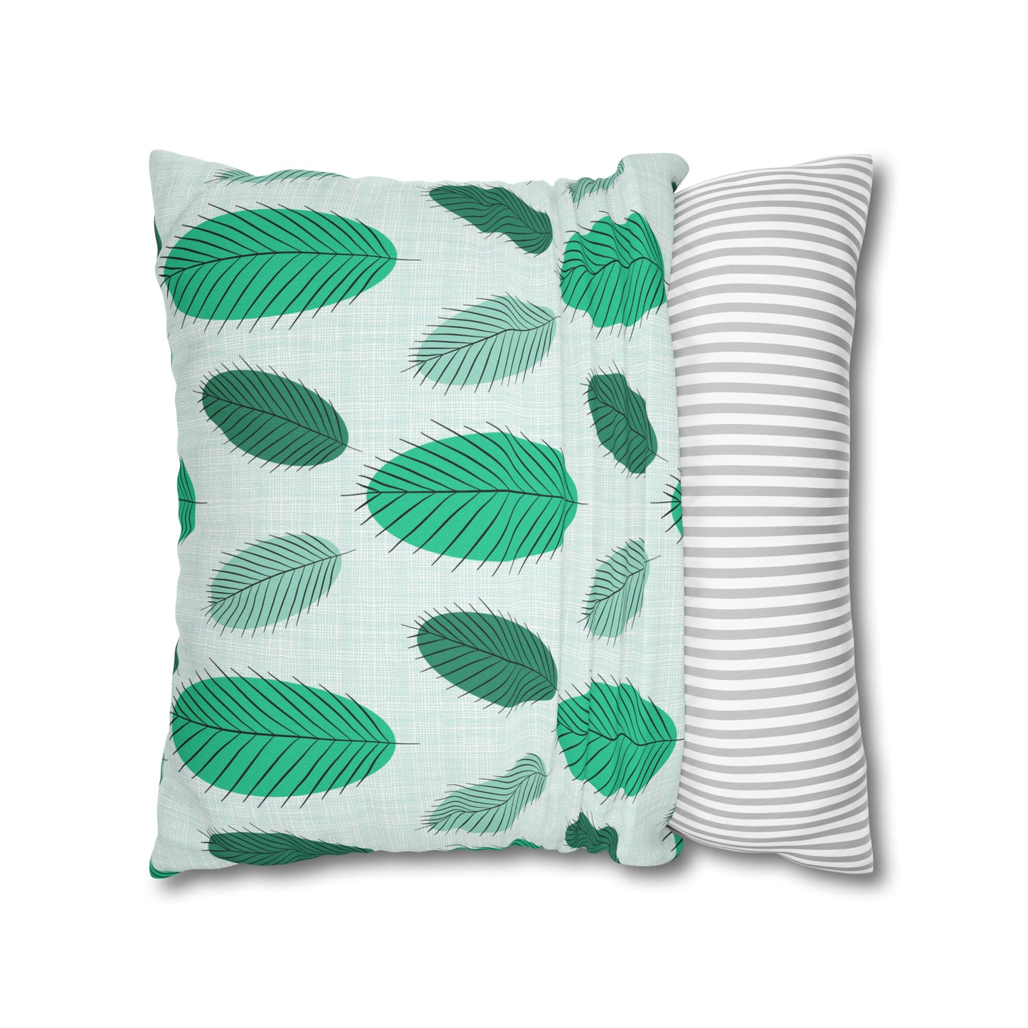 Nature's Leaves Spun Polyester Square Pillow Case