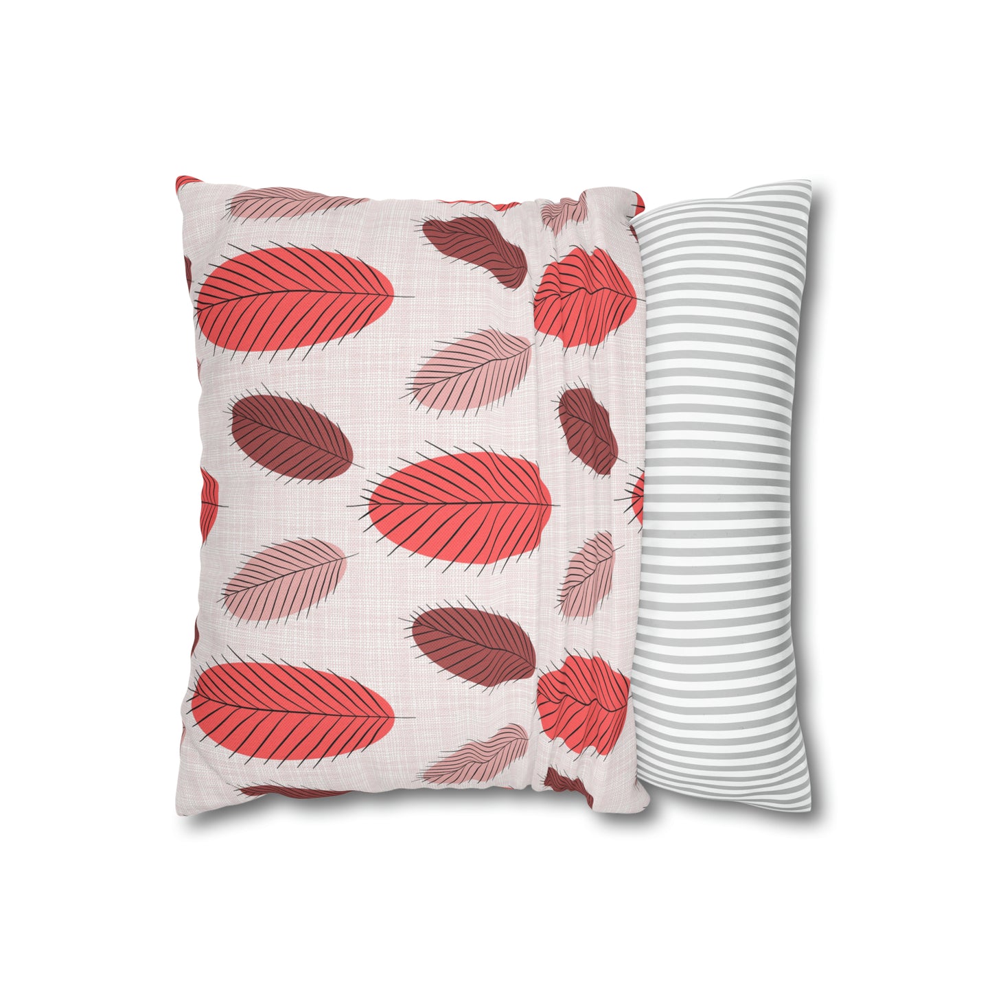 Nature's Leaves Spun Polyester Square Pillow Case