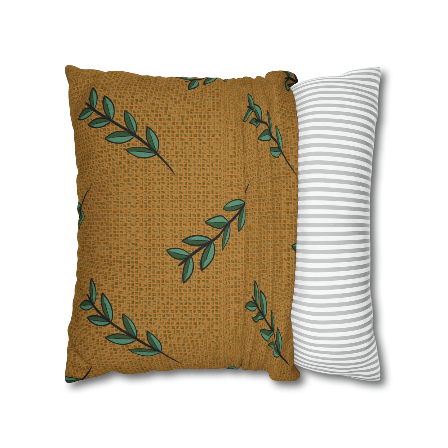 Autumn Embrace Spun Polyester Square Pillow Case