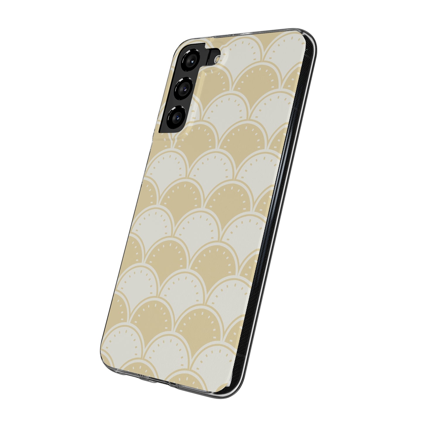 Ocean's Yellow Waves Soft Phone Cases