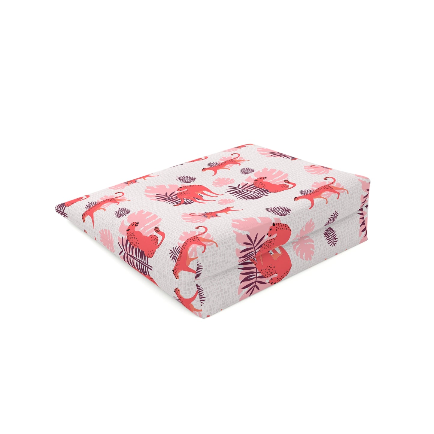 Leafy Roar Cotton Cosmetic Bag