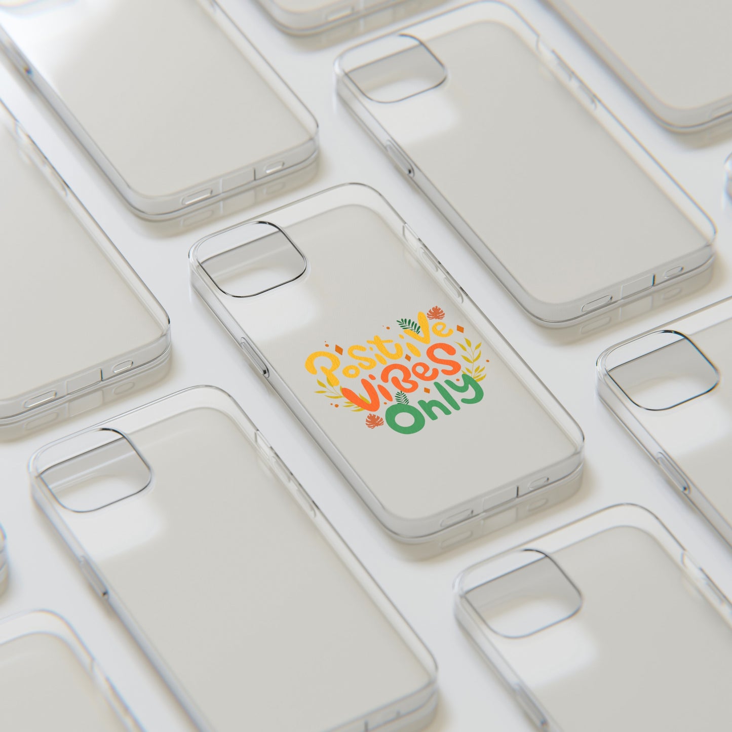 Positive Vibes Only Soft Phone Cases