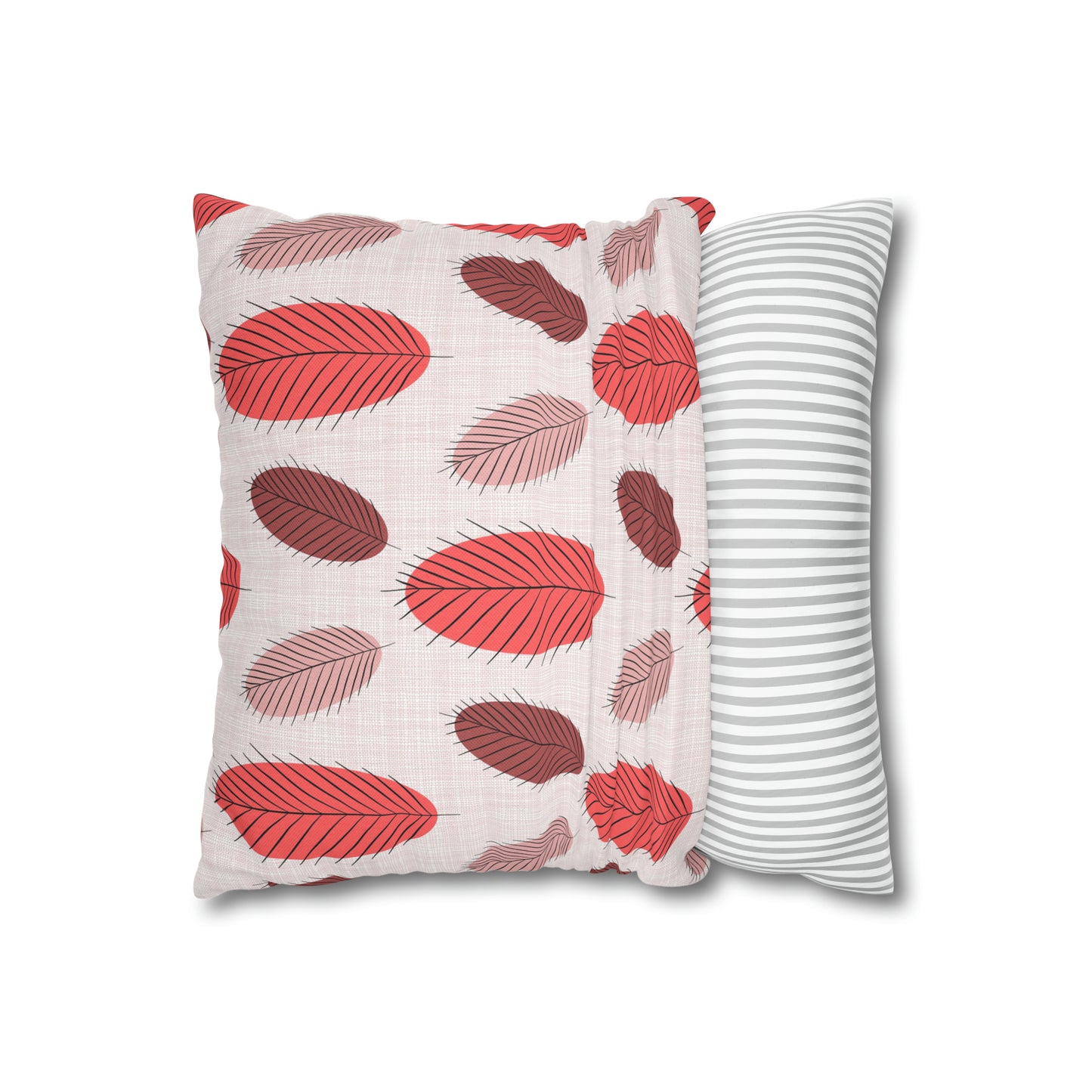 Nature's Leaves Spun Polyester Square Pillow Case