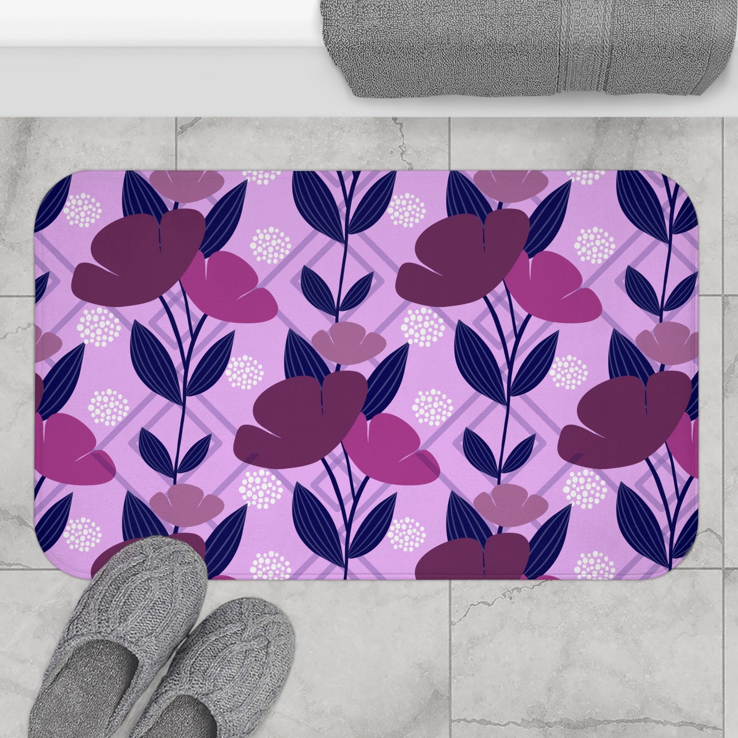 Floral Oasis Bath Mat