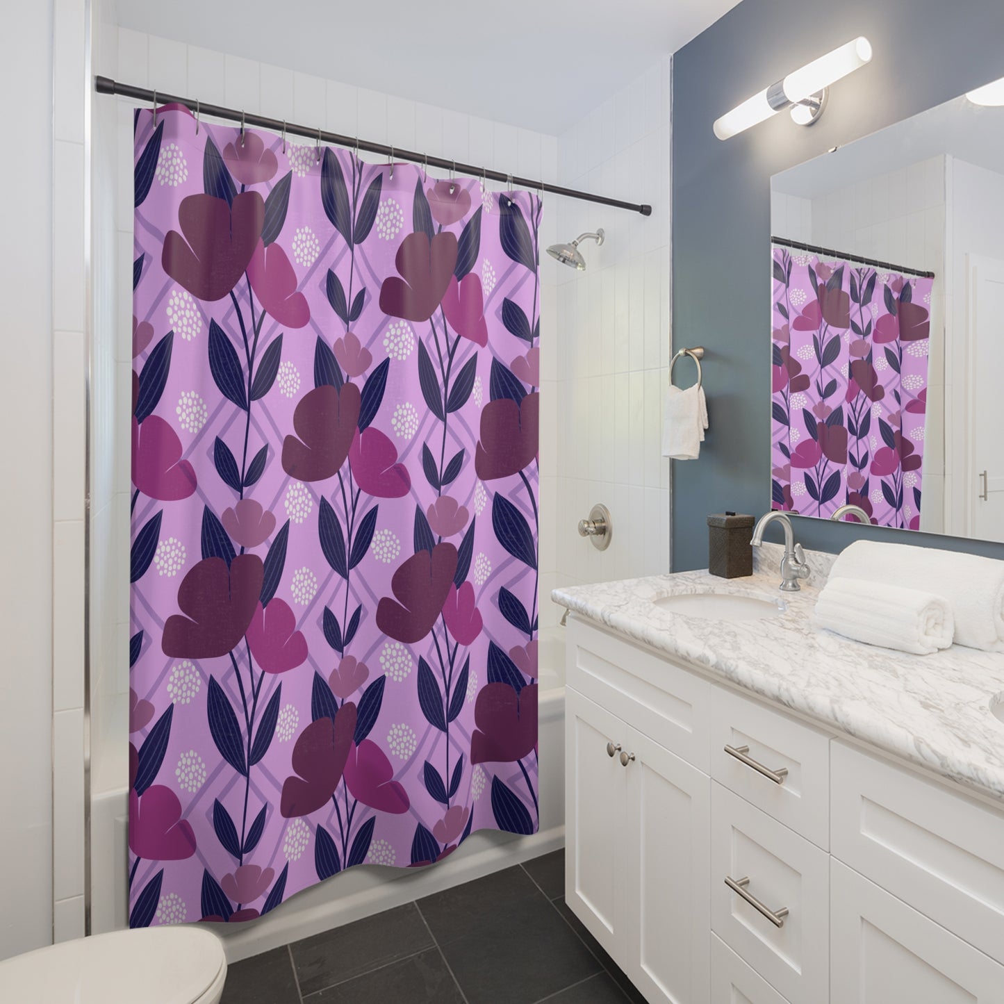 Floral Oasis Shower Curtains