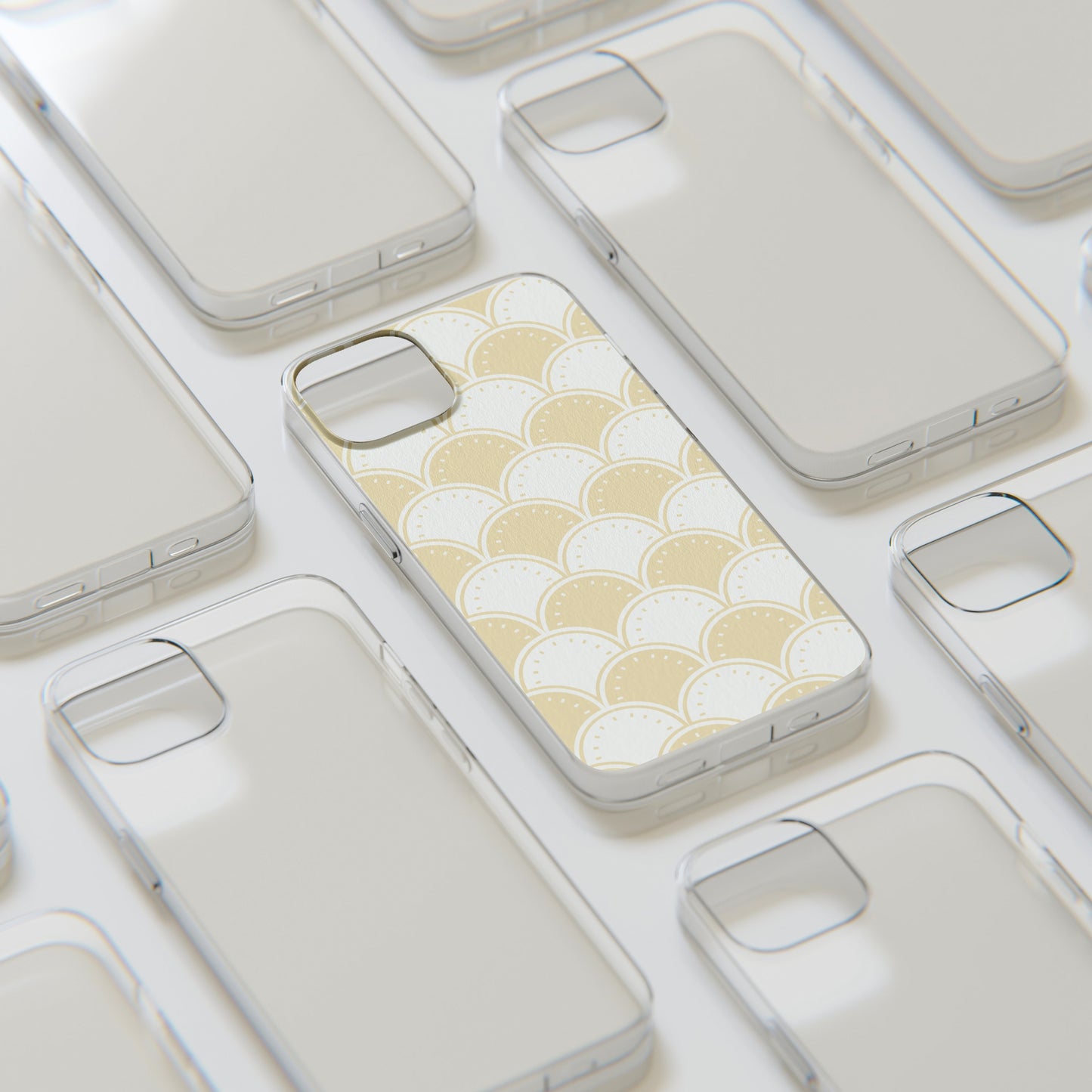 Ocean's Yellow Waves Soft Phone Cases