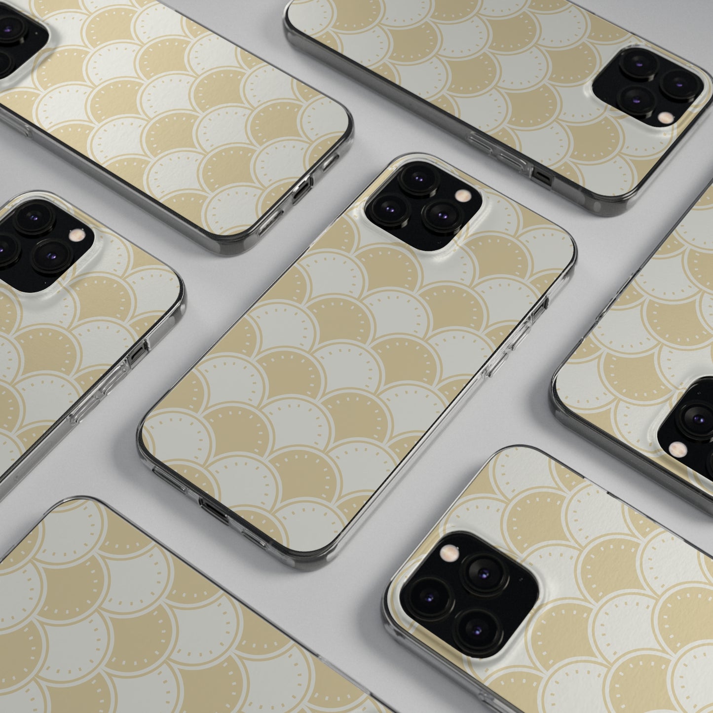 Ocean's Yellow Waves Soft Phone Cases