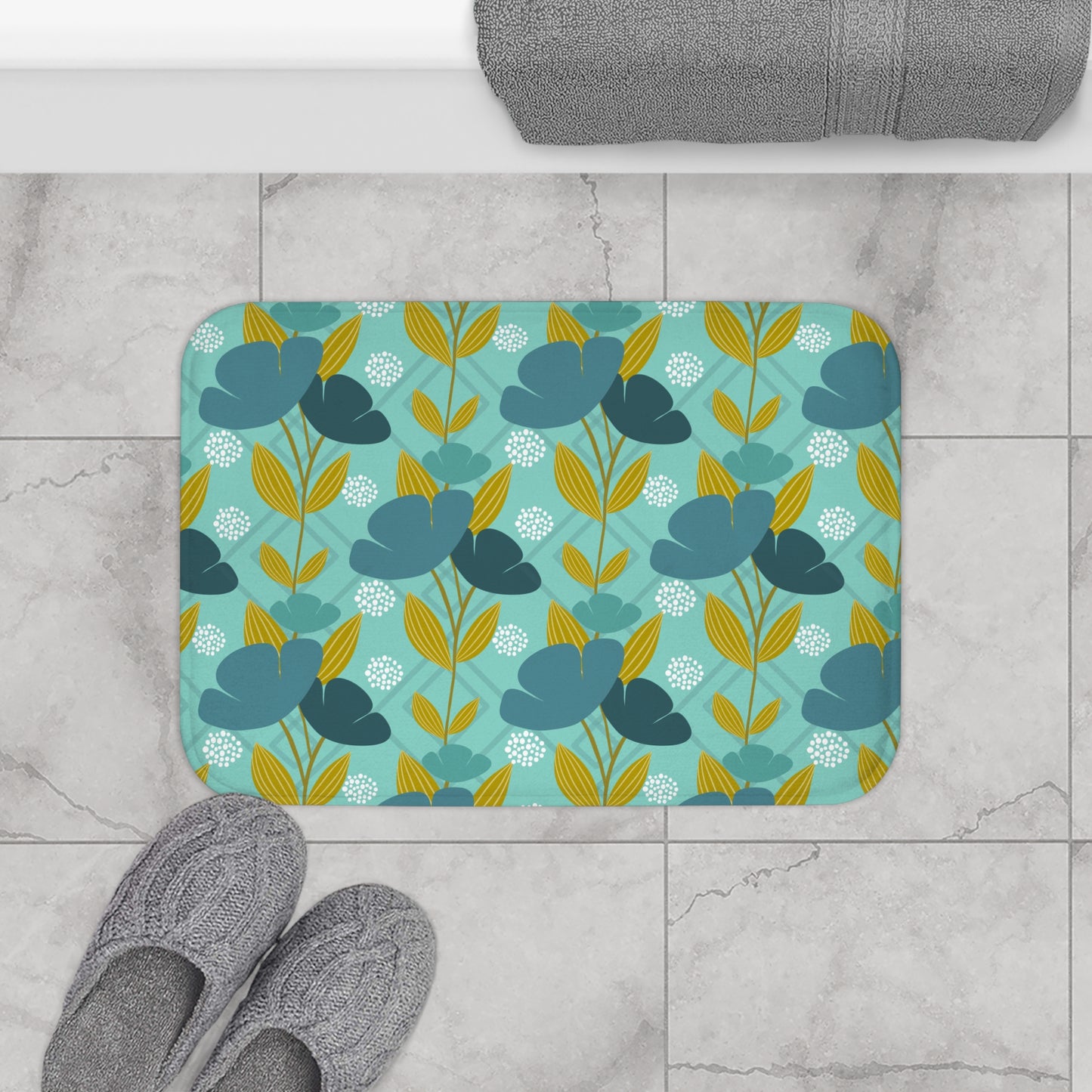 Floral Oasis Bath Mat