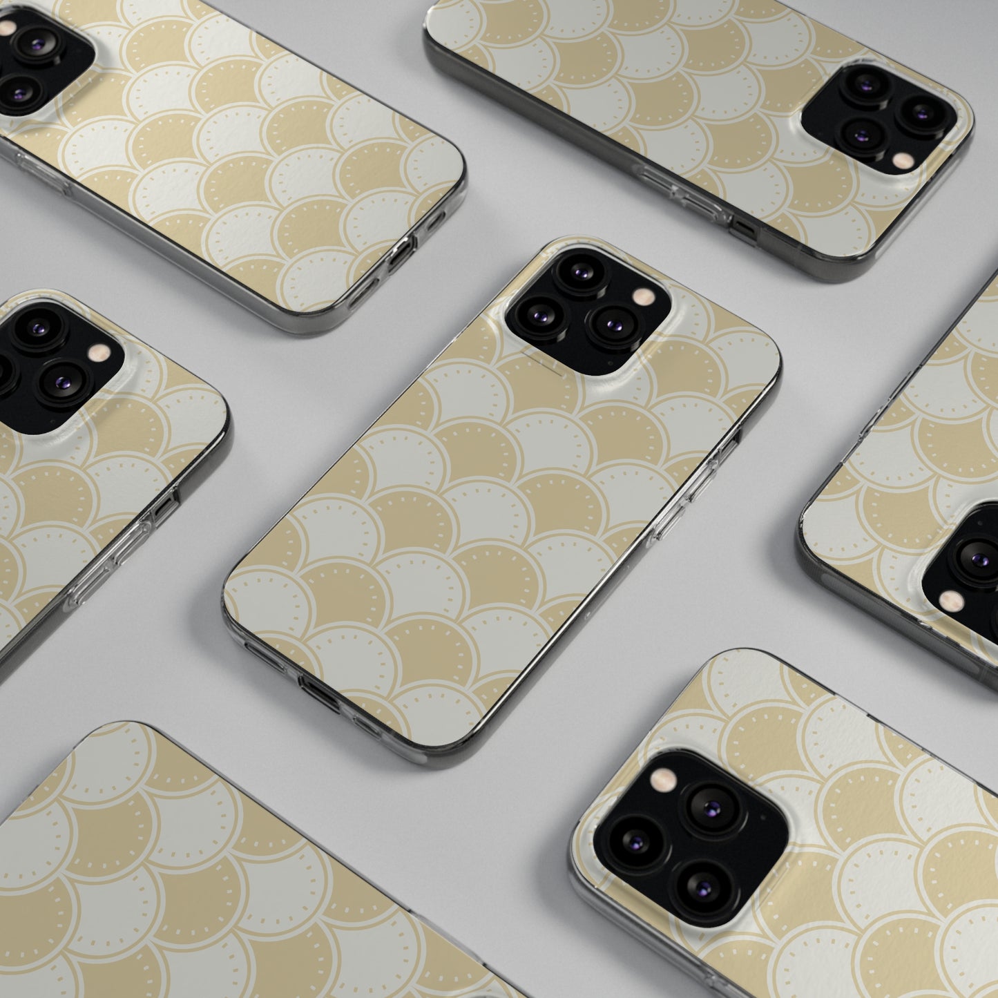 Ocean's Yellow Waves Soft Phone Cases