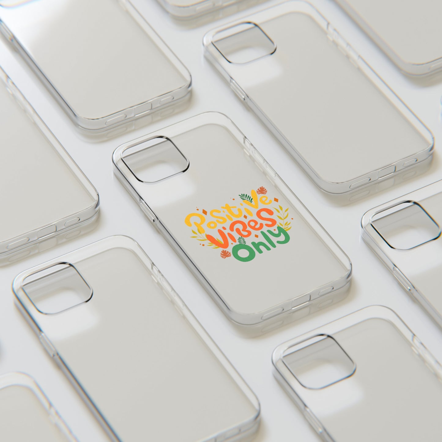 Positive Vibes Only Soft Phone Cases