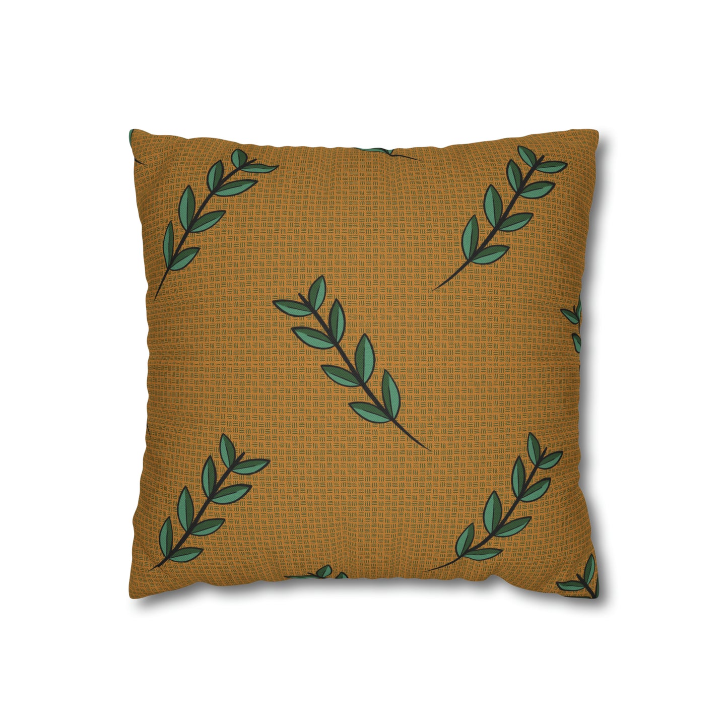 Autumn Embrace Spun Polyester Square Pillow Case