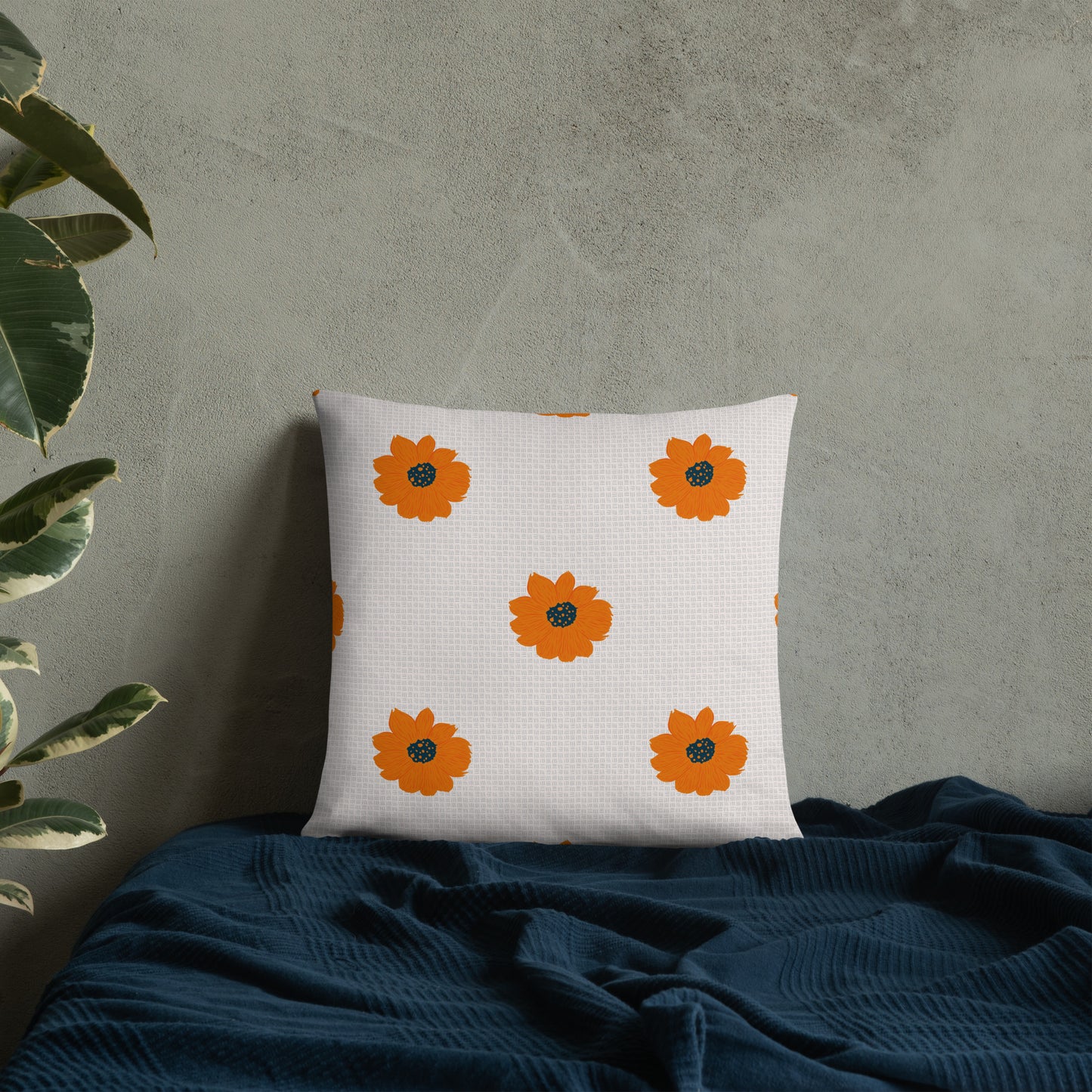 Golden Sunflower Basic Pillow