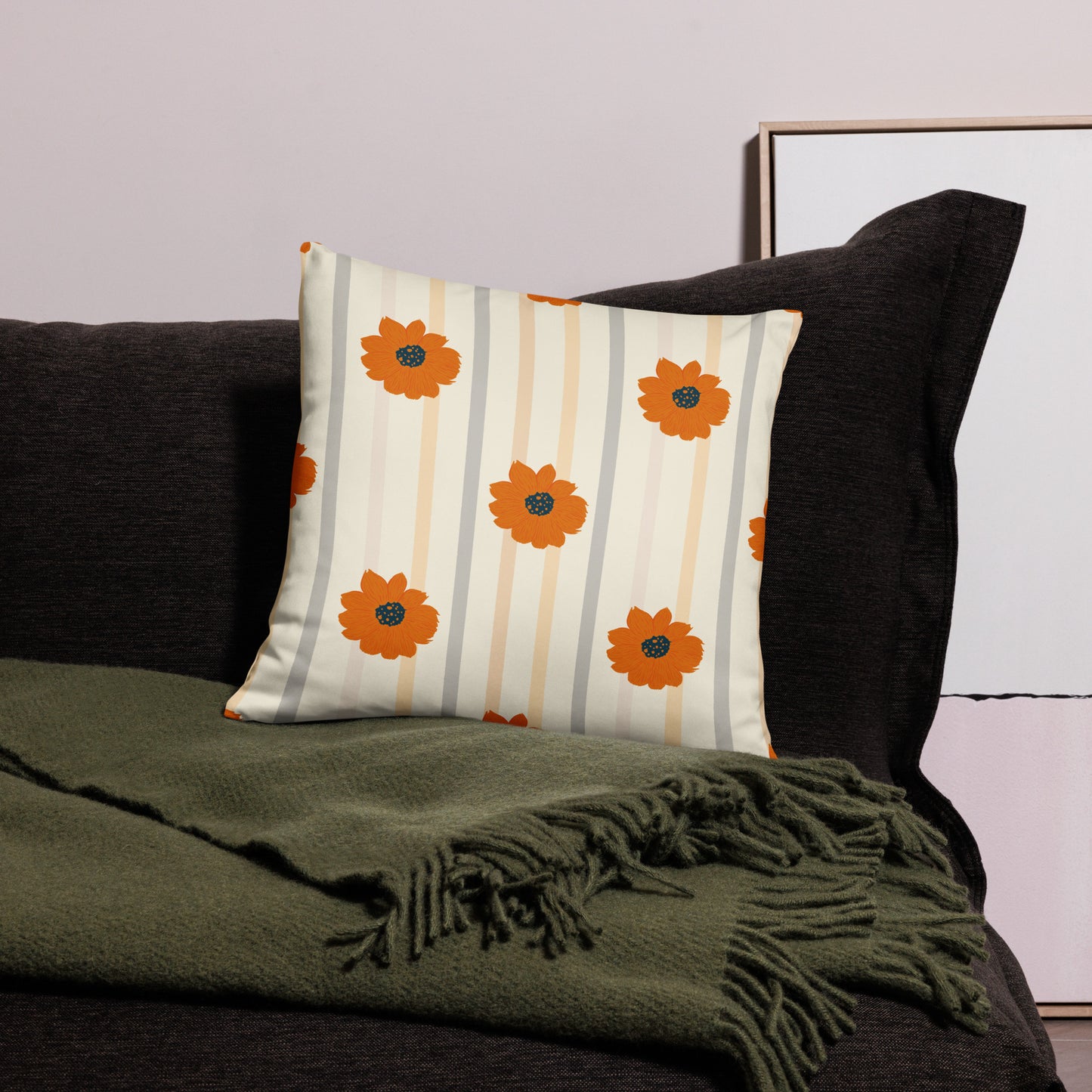 Golden Sunflower Basic Pillow