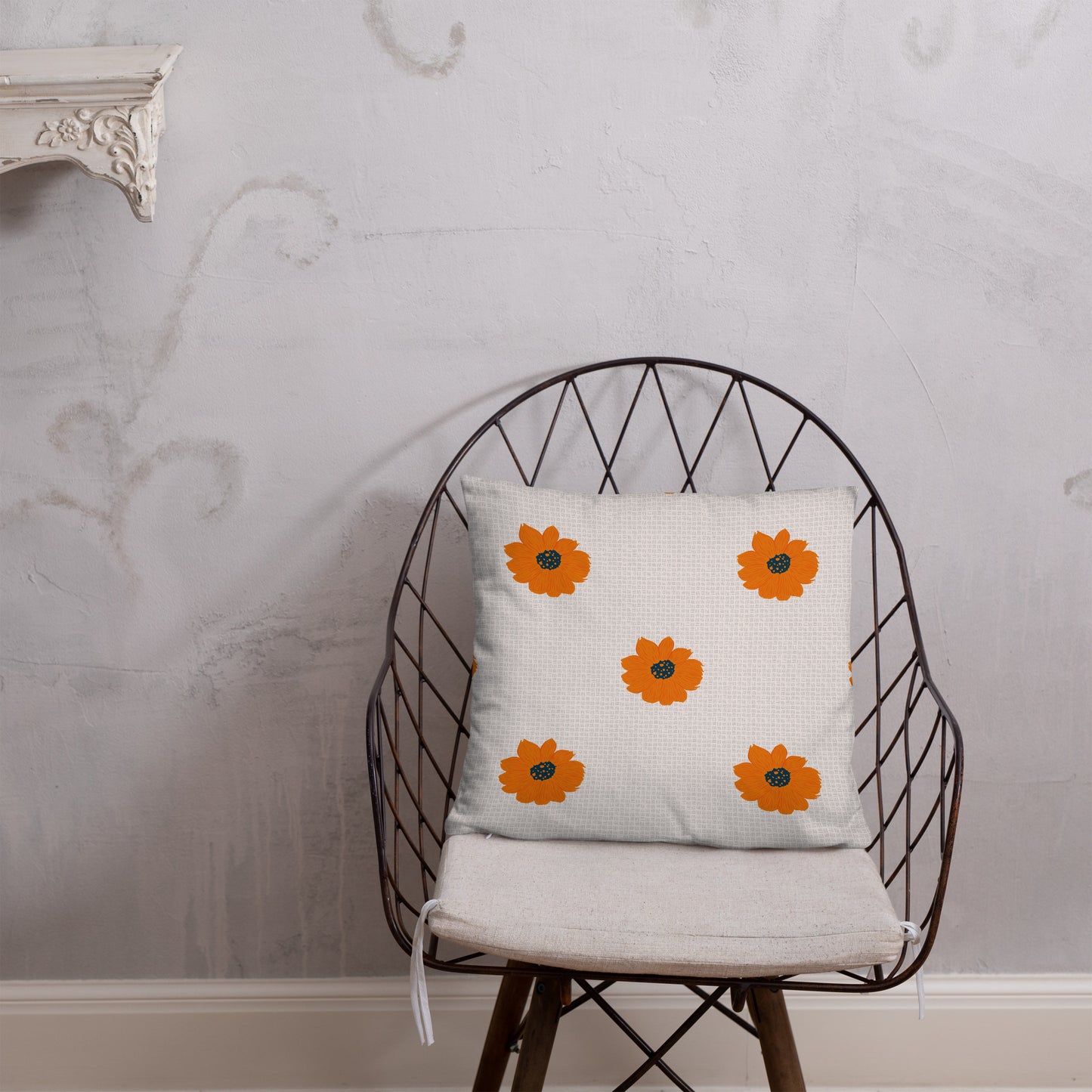 Golden Sunflower Basic Pillow