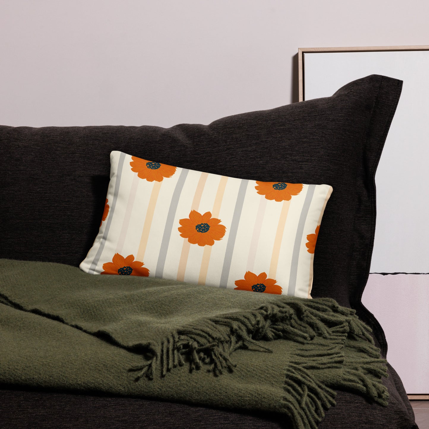 Golden Sunflower Basic Pillow