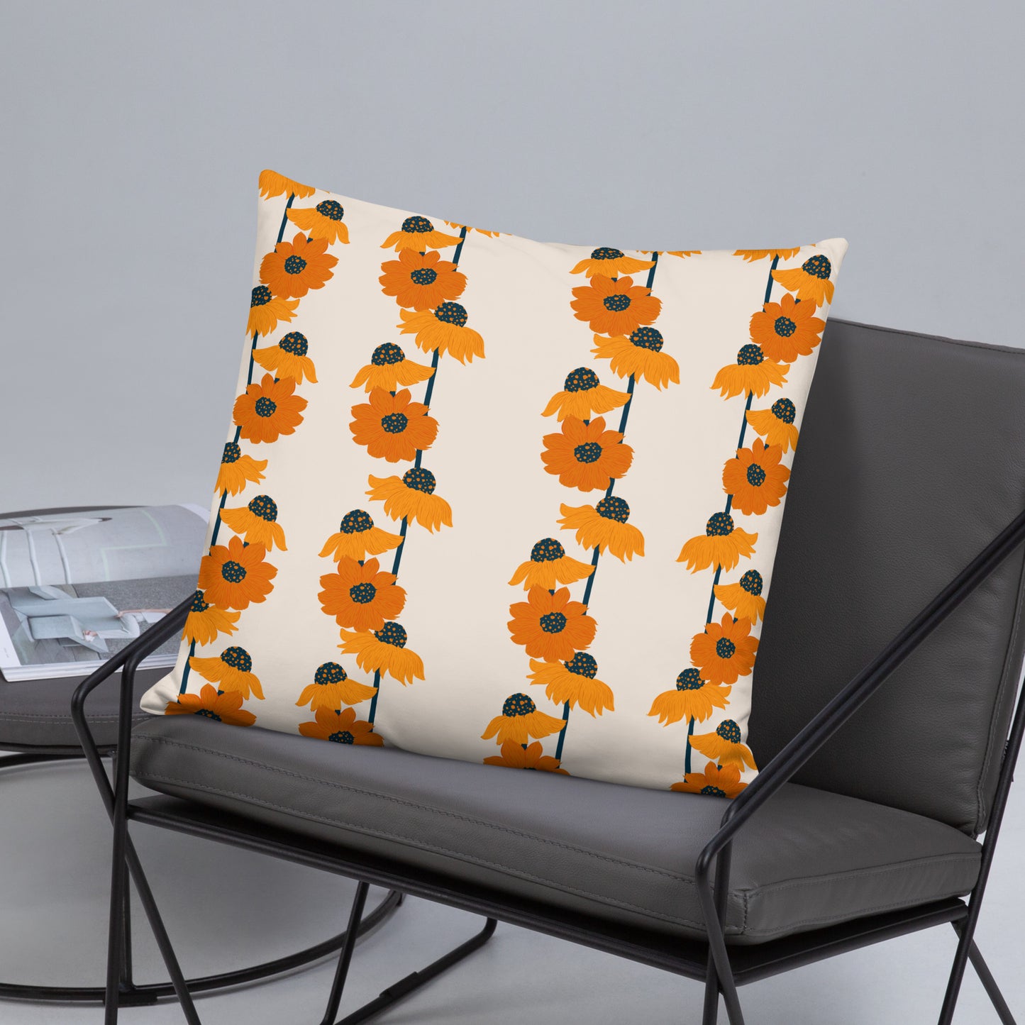 Golden Sunflower Basic Pillow