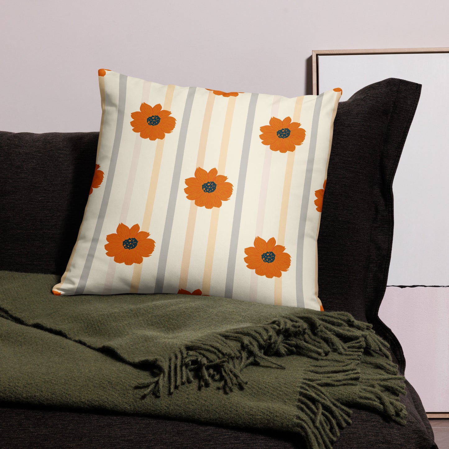 Golden Sunflower Basic Pillow