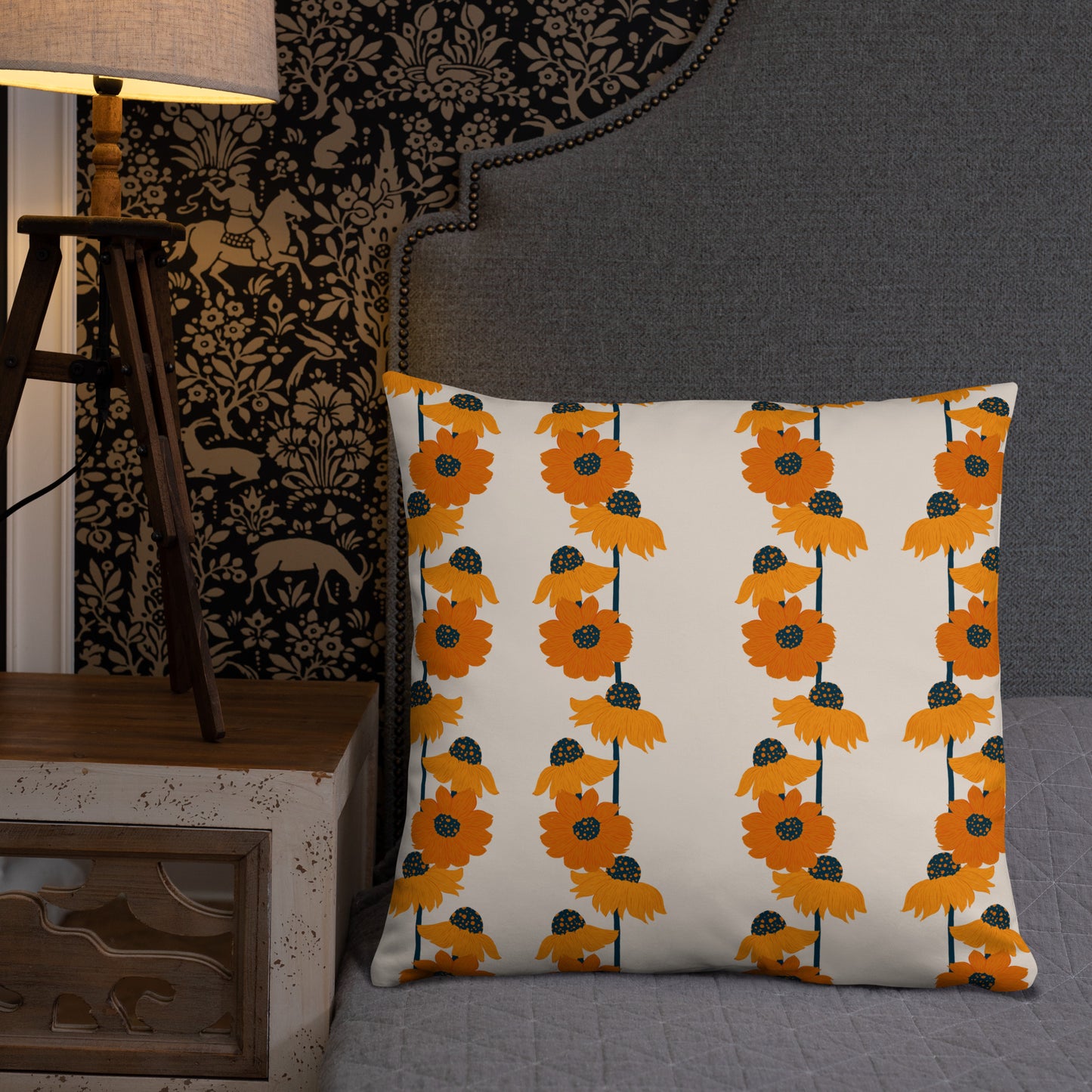 Golden Sunflower Basic Pillow