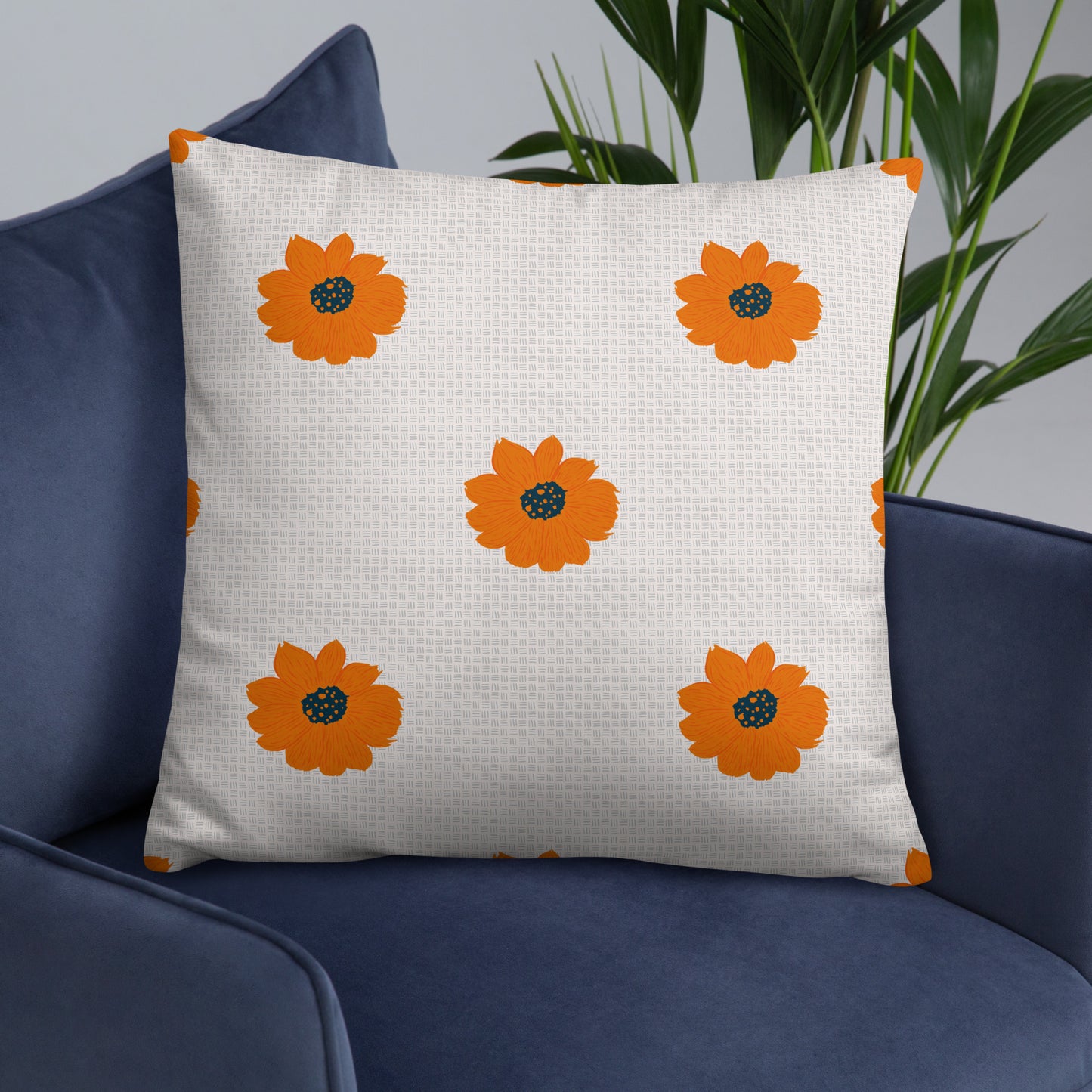 Golden Sunflower Basic Pillow