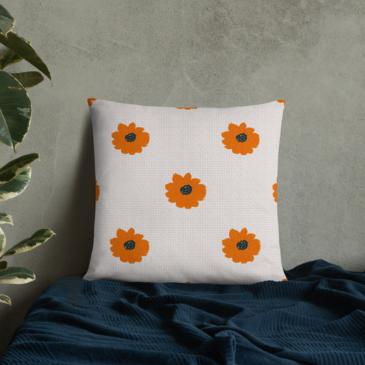 Golden Sunflower Basic Pillow