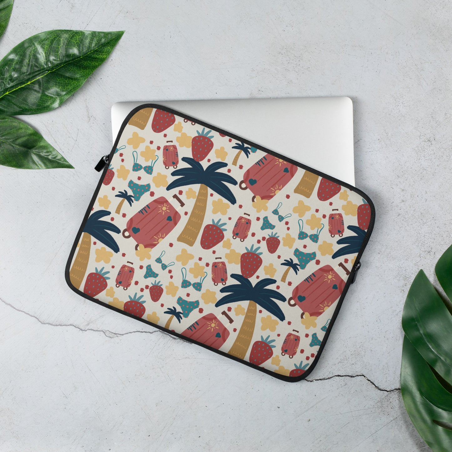 Coastal Petals Laptop Sleeve