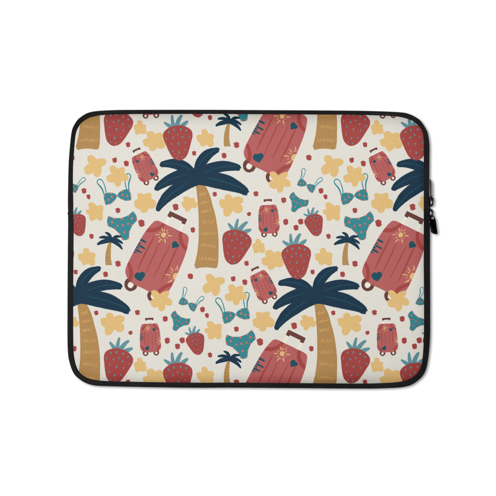 Coastal Petals Laptop Sleeve