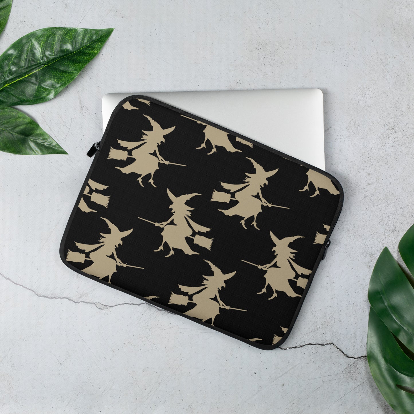 Halloween Witches - Black Laptop Sleeve