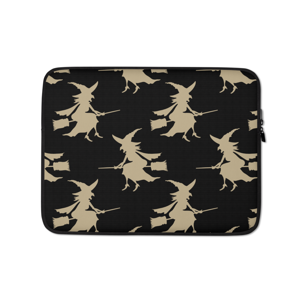 Halloween Witches - Black Laptop Sleeve