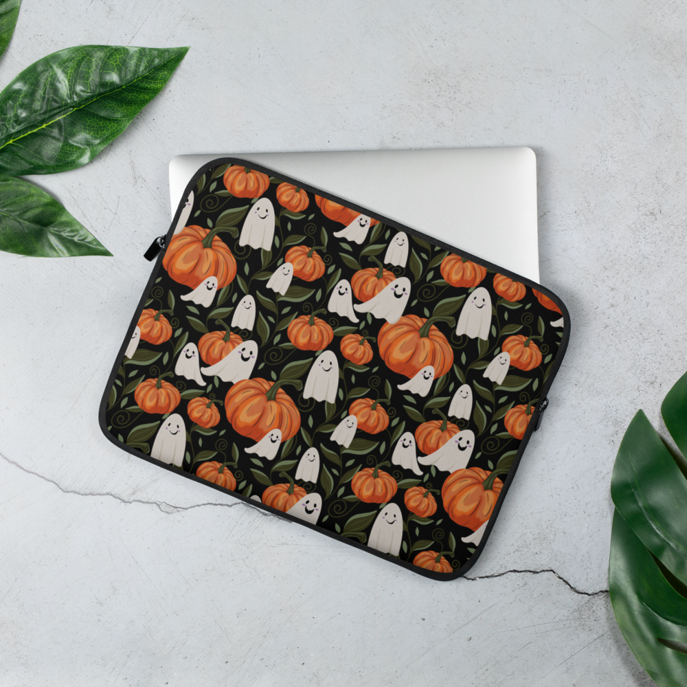 Halloween Pumpkins - Colourful Laptop Sleeve