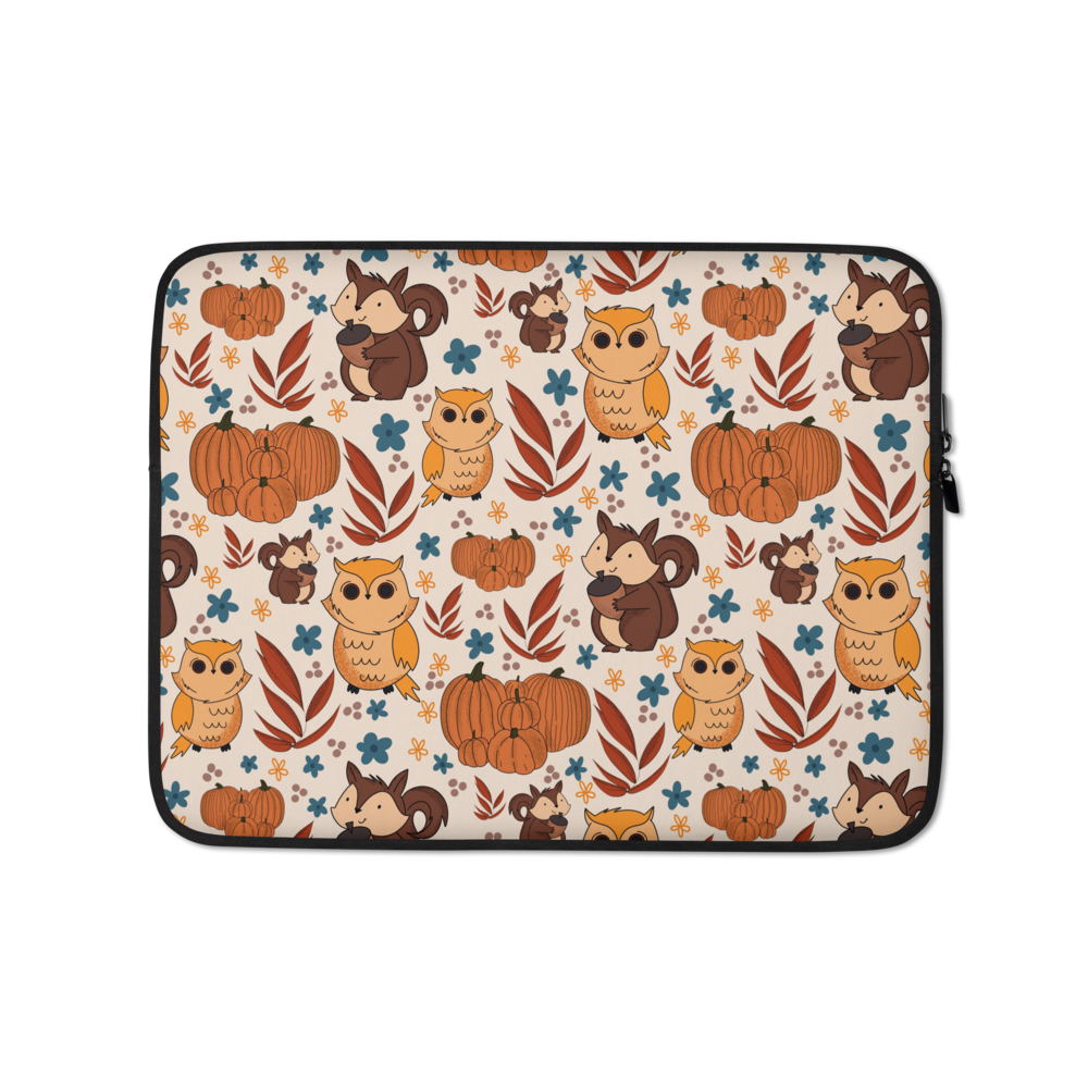 Retro Autumn Vibes Laptop Sleeve