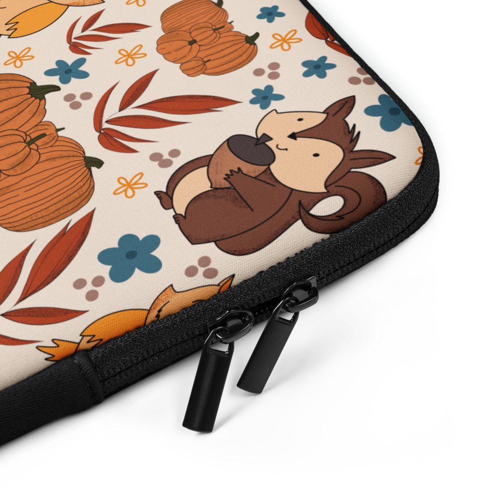 Retro Autumn Vibes Laptop Sleeve