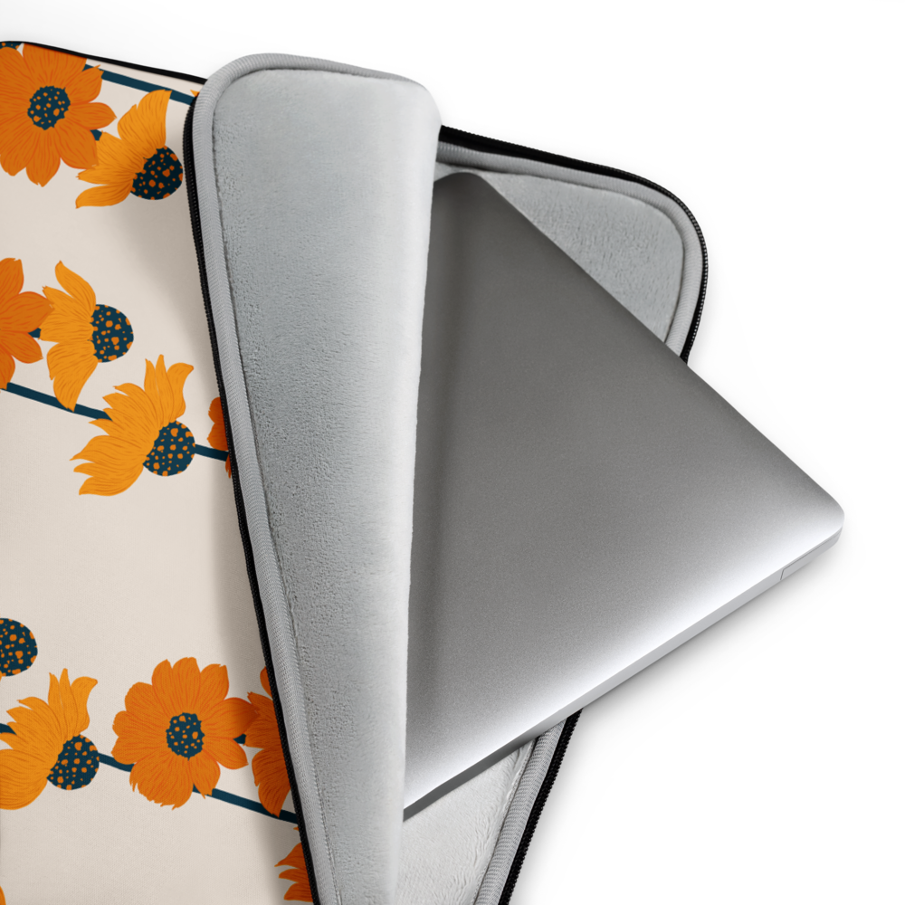 Golden Sunflower Laptop Sleeve