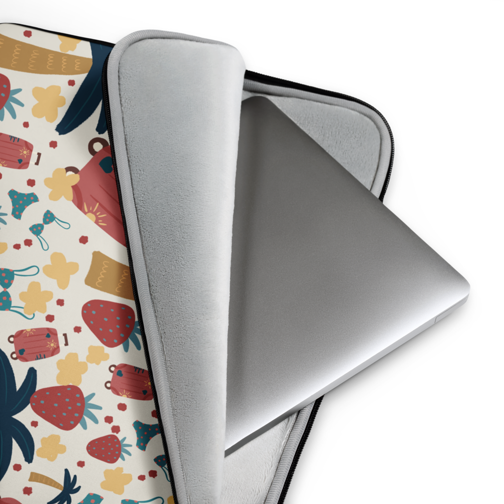 Coastal Petals Laptop Sleeve