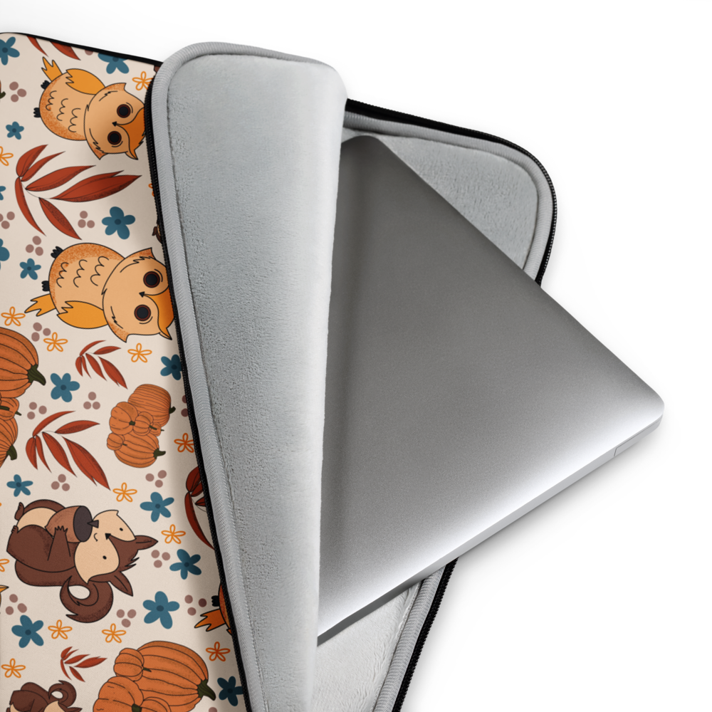 Retro Autumn Vibes Laptop Sleeve