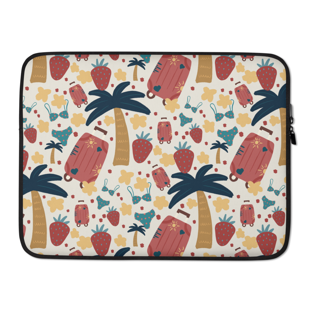 Coastal Petals Laptop Sleeve