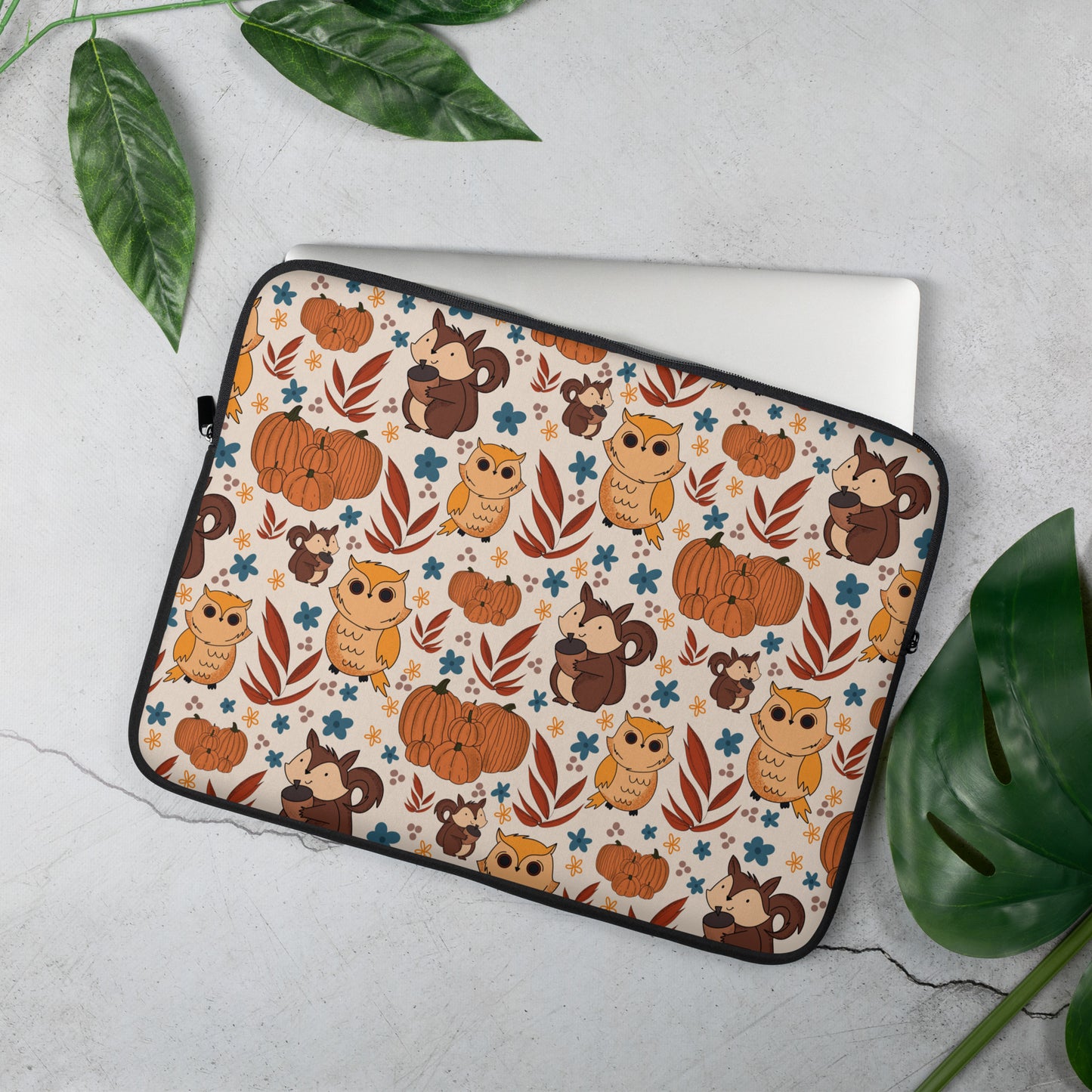 Retro Autumn Vibes Laptop Sleeve