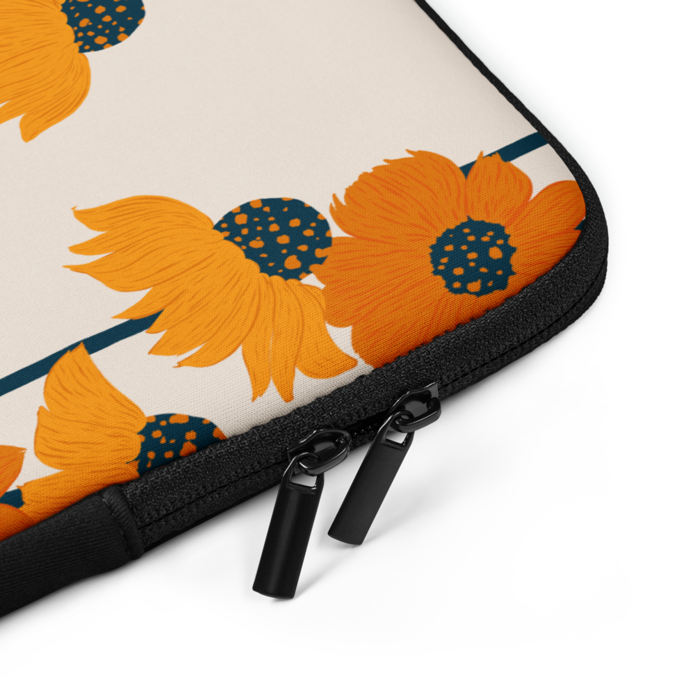 Golden Sunflower Laptop Sleeve