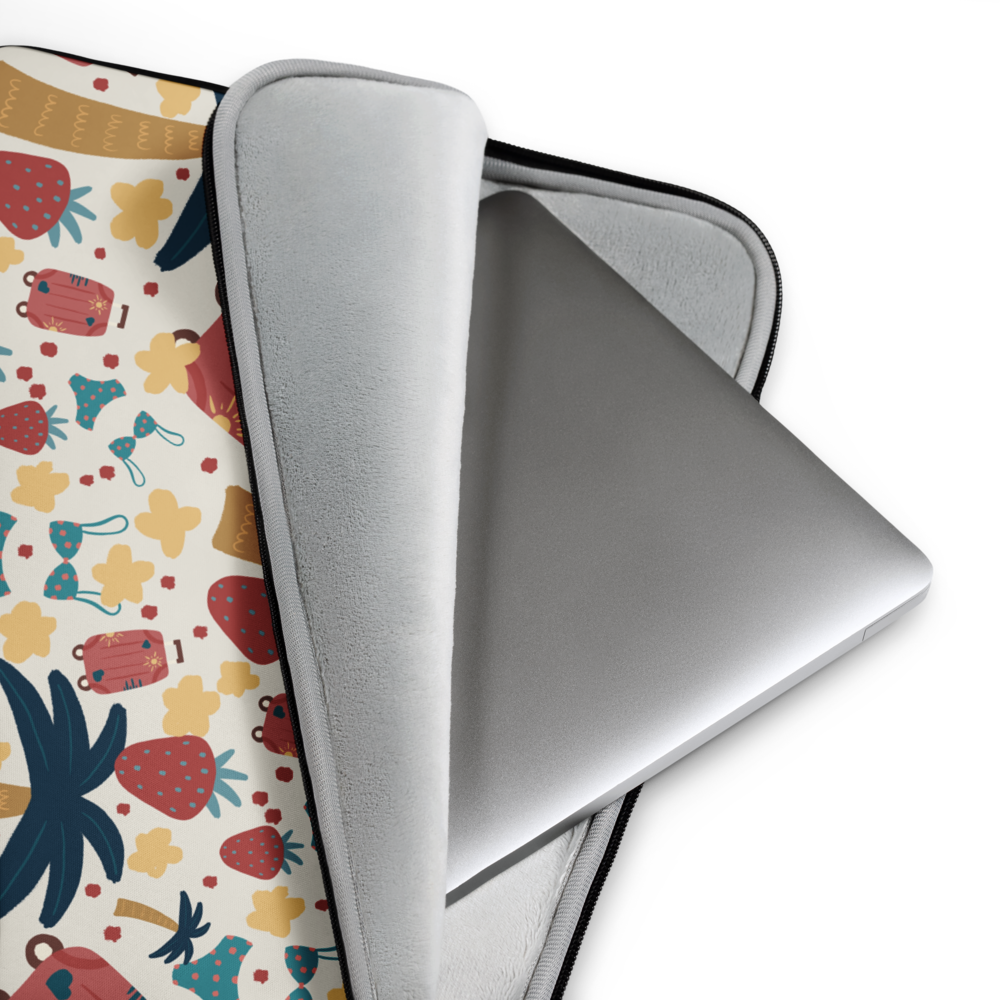 Coastal Petals Laptop Sleeve