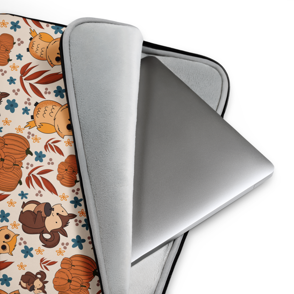 Retro Autumn Vibes Laptop Sleeve