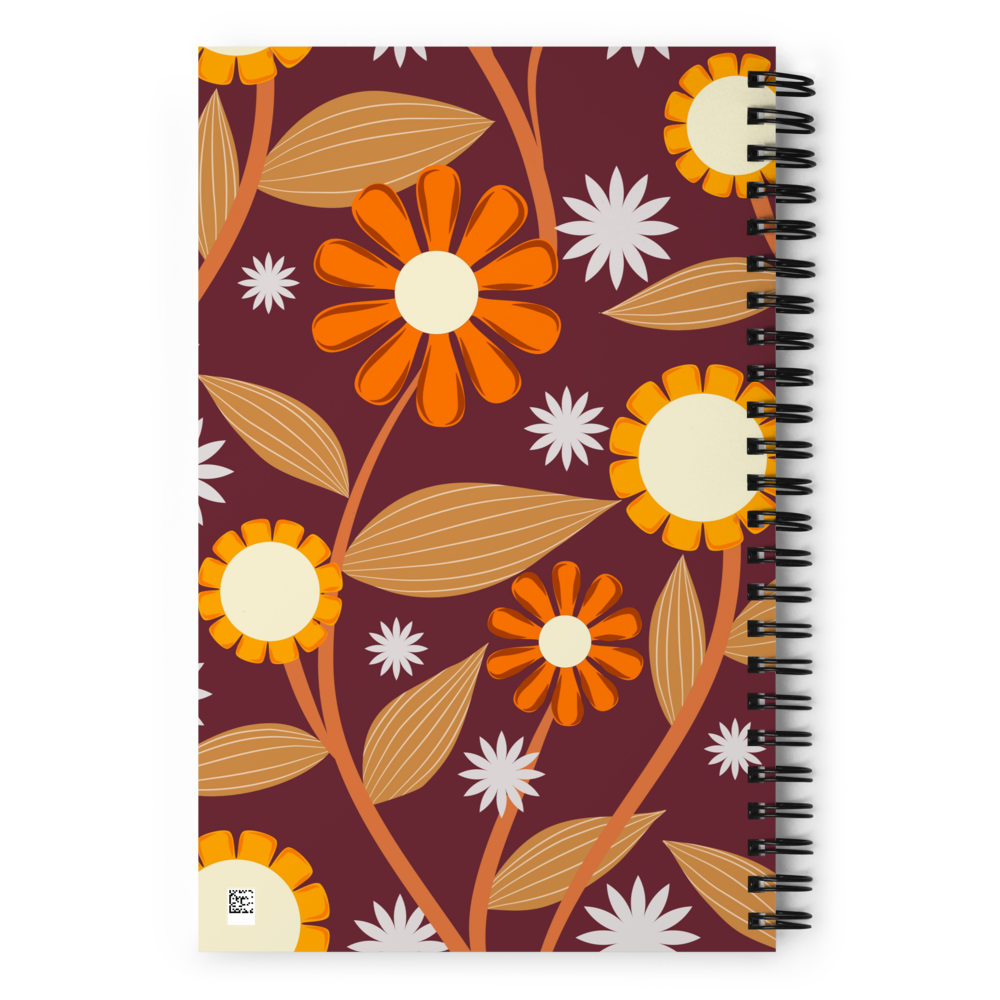 Garden Whispers Spiral notebook