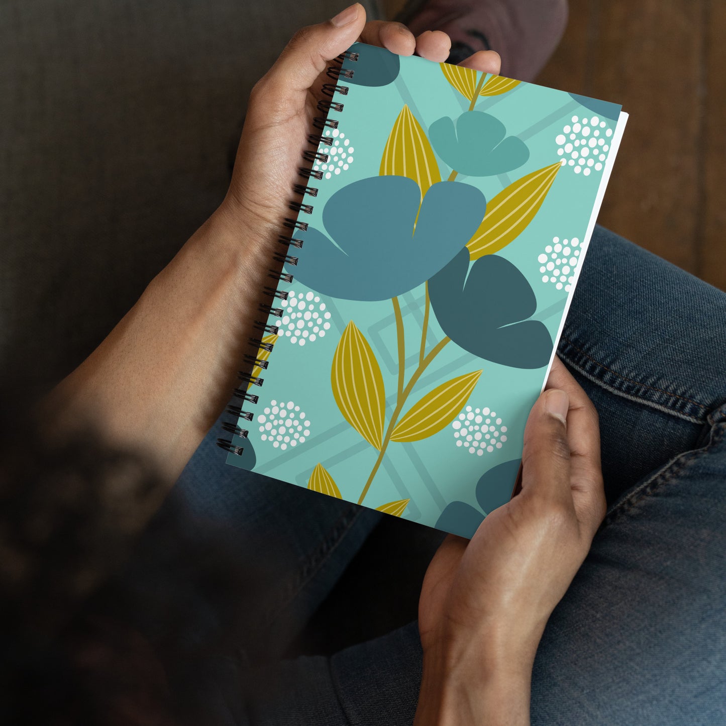 Floral Oasis Spiral notebook