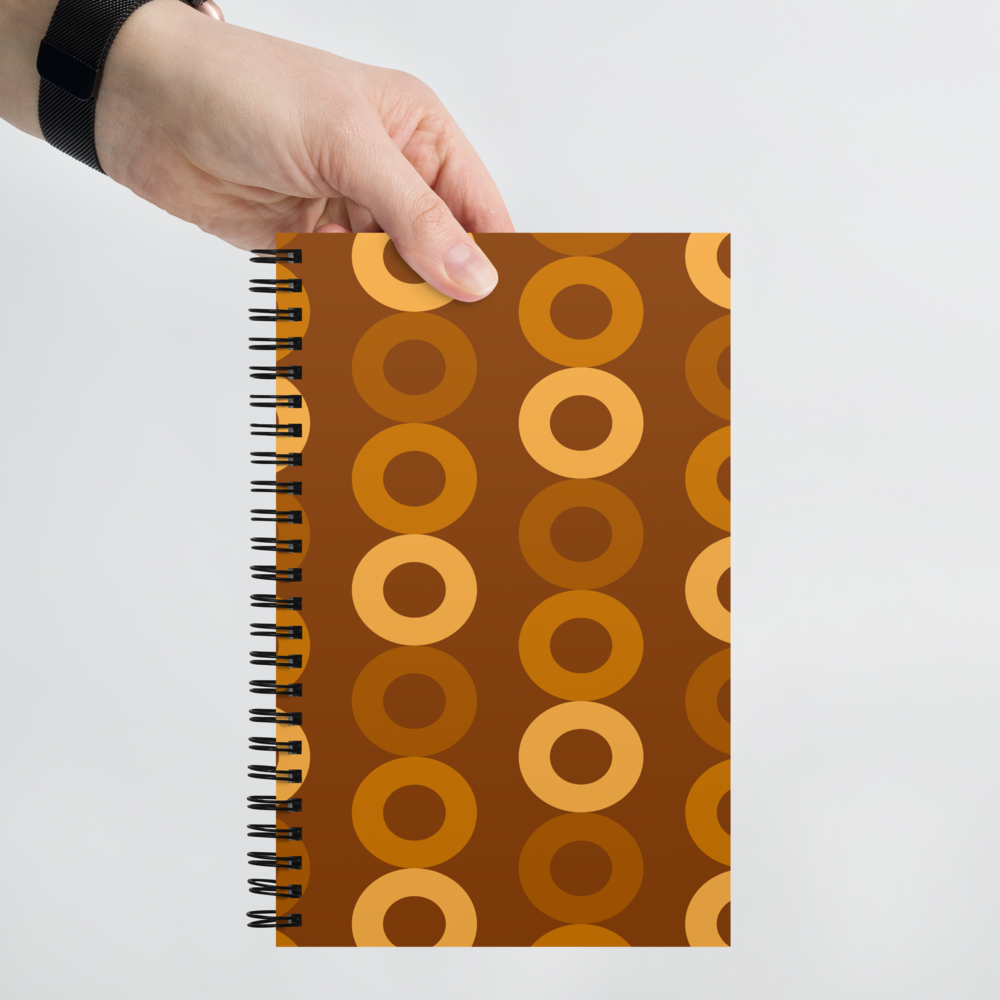 Infinite Orbits Spiral notebook