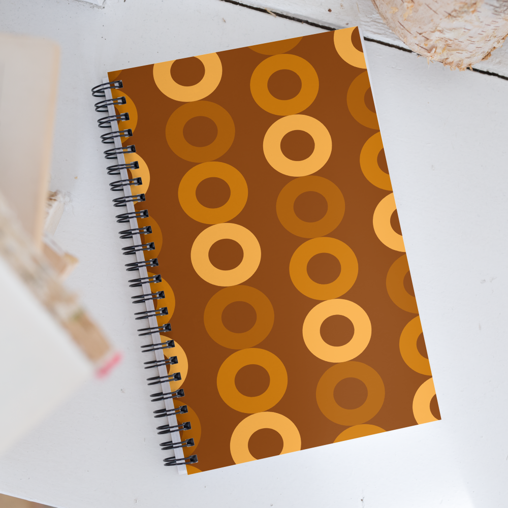 Infinite Orbits Spiral notebook