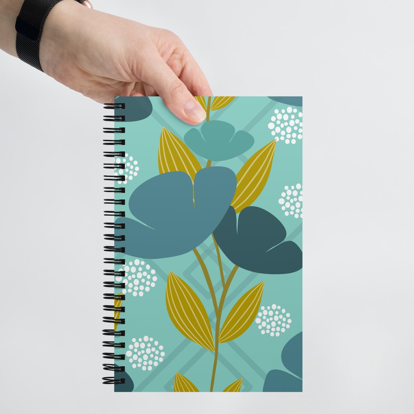 Floral Oasis Spiral notebook