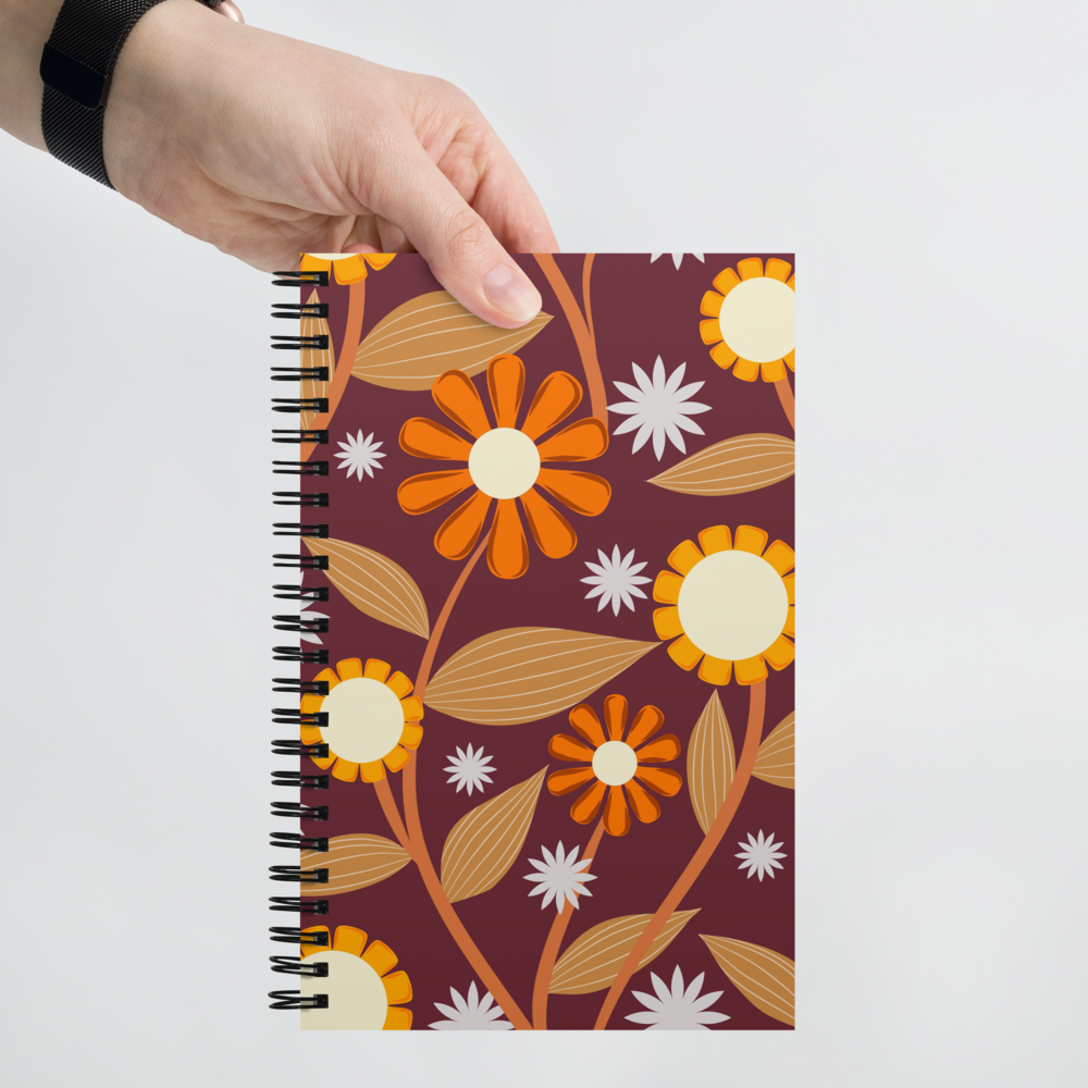 Garden Whispers Spiral notebook