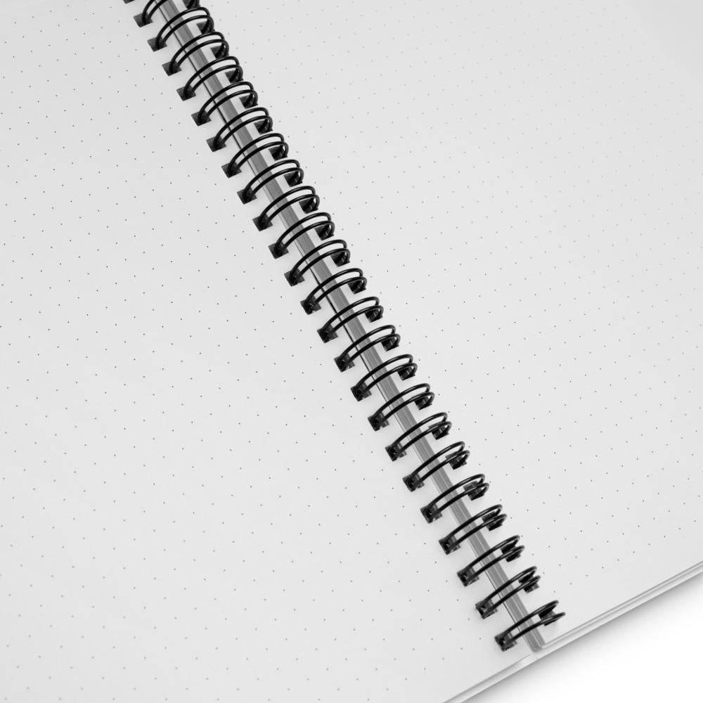 Infinite Orbits Spiral notebook