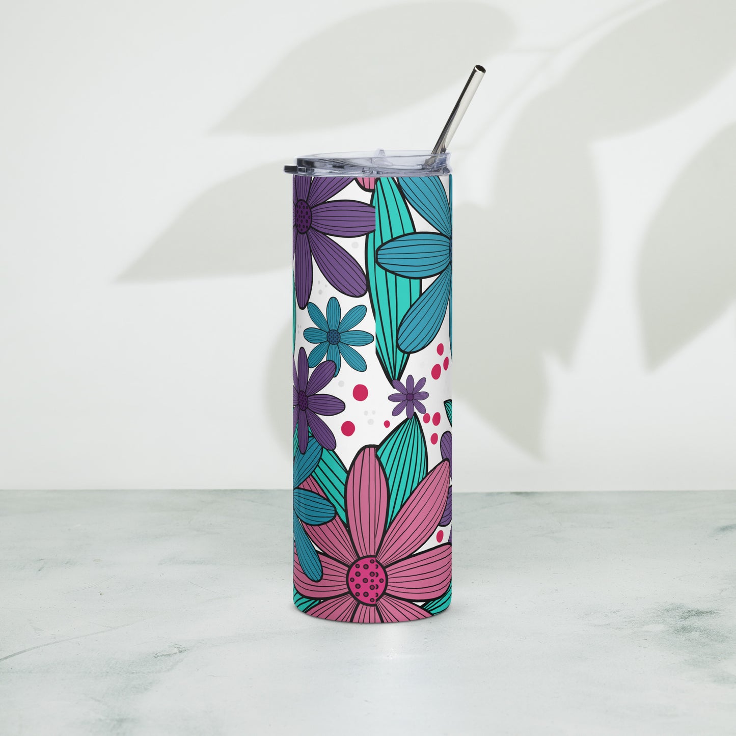 Botanical Arena Stainless steel tumbler