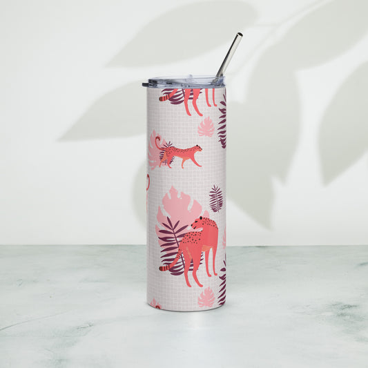 Leafy Roar Stainless steel tumbler